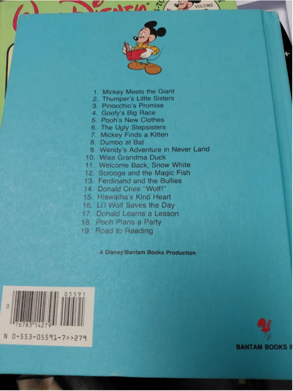 Donald Cries Wolf Book #14 Walt Disney Beginning Reader Fun-to-Read Library 1986